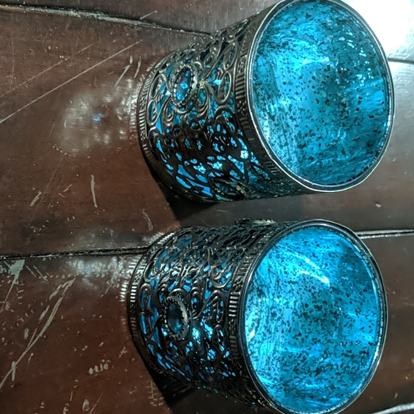 Votive Candle holders set of 2 - Picture 2 of 3